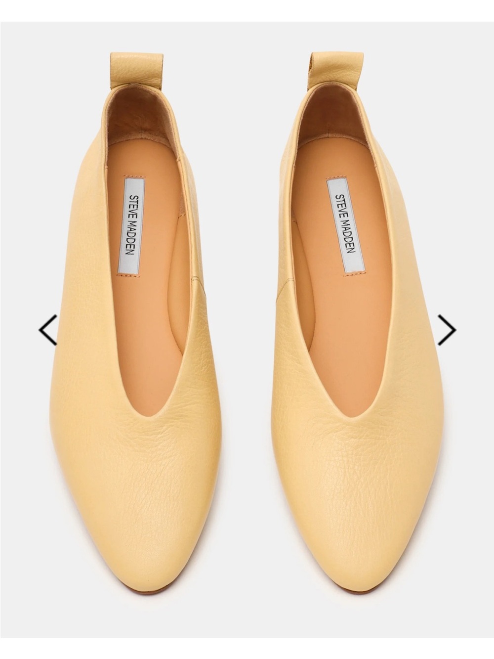 Steve Madden Swanky Flats in Butter Yellow